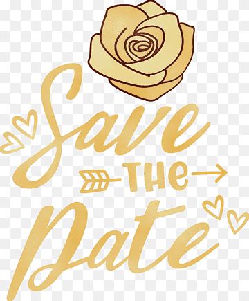 Save The Date Logo Png Images PNGWing