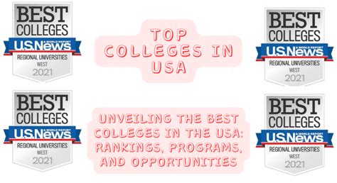 Unveiling The Best Colleges In The Usa Rankings Programs And