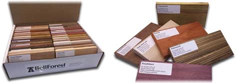 Exotic Wood Sample Packs 30 Exotic Wood Samples Bell Forest Products