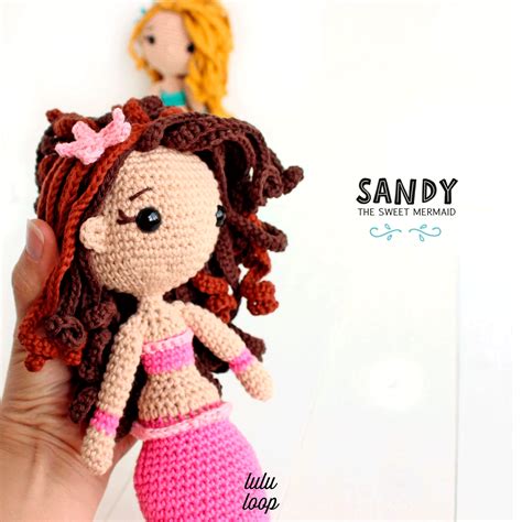 Sirenita Patrón Amigurumi Sandy Sweet Lulu Loop Crochet