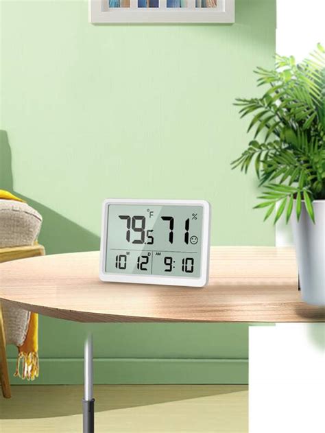 1pc ABS Hygrometer Classic Indoor Thermometer Humidity Meter For Home