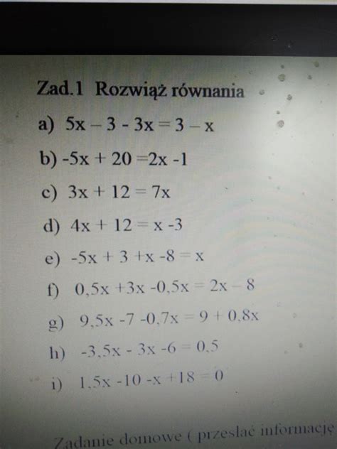 Mam zadanie z matematyki do zrobienia do jutra możn a liczyć na najj