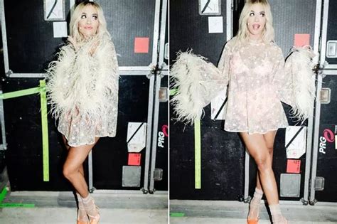 Rita Ora S Boobs Explode Out Of Neon Green Swimsuit In Red Hot Instagram Snap Daily Star