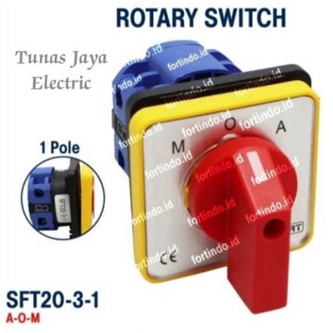 Jual Selector Switch Rotary Switch SFT20 3 1 Auto Off Manual 1P SA16