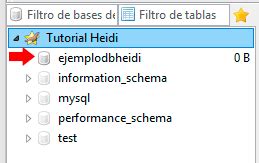 Crear Una Base De Datos En Heidisql