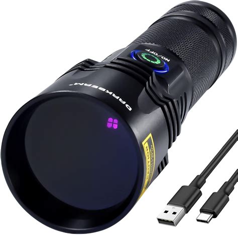 Darkbeam Uv Taschenlampe Schwarzlicht Aufladbar Usb C Ultraviolett