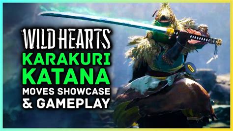 Wild Hearts Karakuri Katana Weapon Preview And Moves Showcase Gameplay