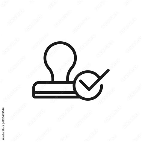 Approve Stamp Icon