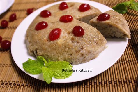 Bethica's Kitchen Flavours: Steamed Eggless Bread Pudding