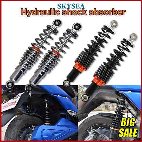 2pcs Motorcycle Rear Shock Hydraulic Shock Absorber Universal 250mm