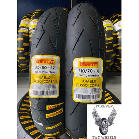 Jual Paket Ban Pirelli Diablo Rosso Corsa 2 9080 11070 Ring 17 Ninja