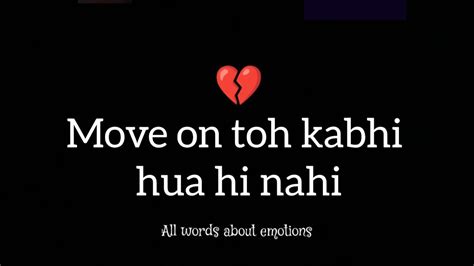 Move On Toh Kabhi Hua Hi Nahi💔 Brokenheart5765 Youtube