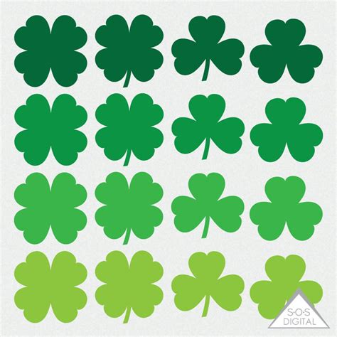 Shamrock Clipart St Pattys Day Clipart St Patricks Day Clover