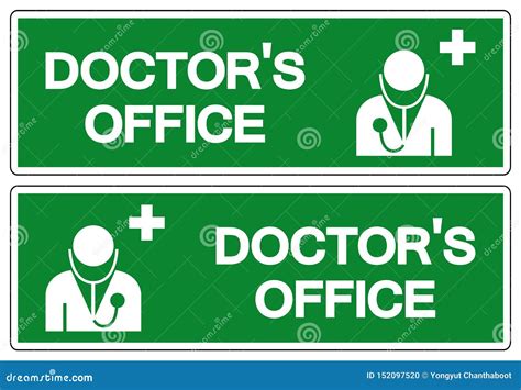 Doctor`office Symbol Sign Vector Illustration Isolate On White