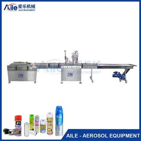 Aerosol Can Refrigerant R A Piston Pump Filling Capping Crimping