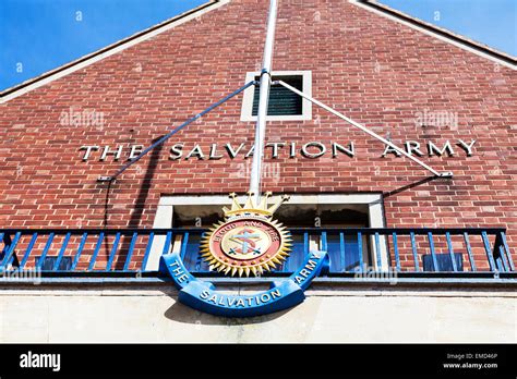 Salvation Army Sign Crest On Hi Res Stock Photography And Images Alamy