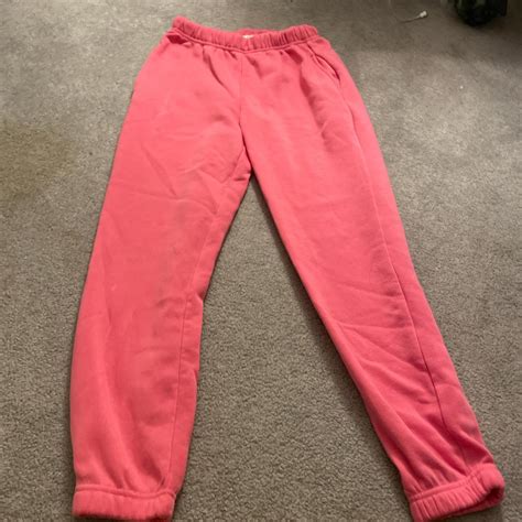 Hot Pink Sweatpants Depop