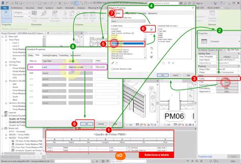 Como Fazer Caderno De Portas E Janelas No Revit Fabim Nd Educa O