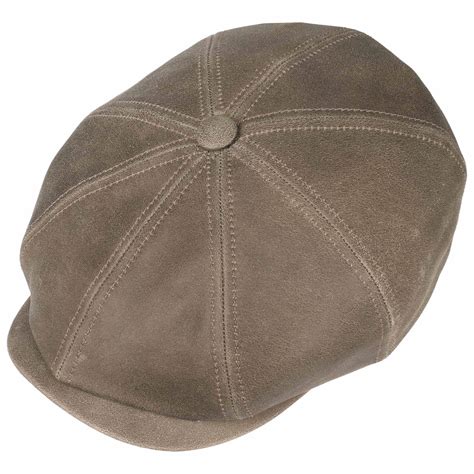 Hatteras Lambskin Flat Cap By Stetson