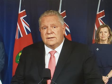 Ontario Premier Ford Says Ontario Is At Tipping Point Against Covid