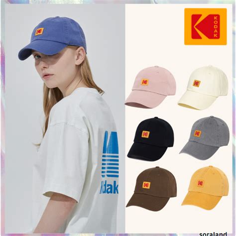 KODAK Kodak SQUARE LOGO RELAX FIT BALL CAP 8 ส Shopee Thailand