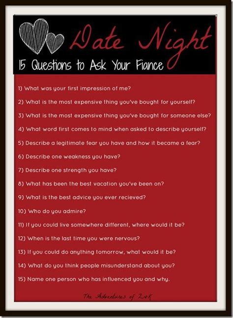 15 Questions To Ask At Date Night Fun Questions To Ask Questions To Ask Your Boyfriend