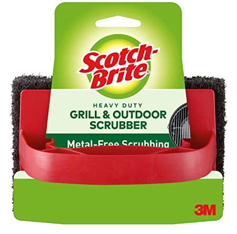 Scotch-Brite Heavy Duty Grill & Outdoor Scrubber, Ideal for Concrete ...