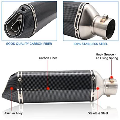 Buying Guide Motorcycle Slip On Exhaust Muffler Carbon Fiber