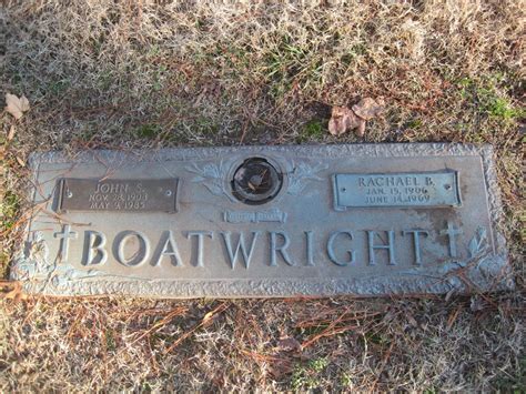 Rachael Baughan Boatwright Find A Grave Memorial