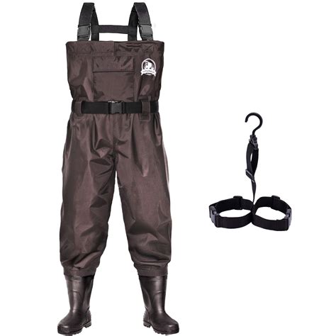 Chest Fishing Waders For Men Women With Boots Waterproof Nylon Chest