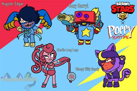 Brawl Stars X Poppy Playtime Skins P1 By Kumadraws334 On Deviantart