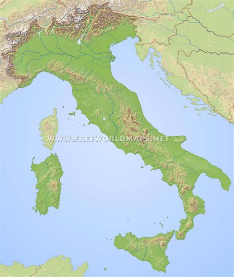 Map Of Italy Hd - Goldia Gabriellia