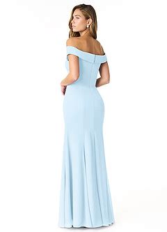 Azazie Lecia Sky Blue Bridesmaid Dresses Azazie