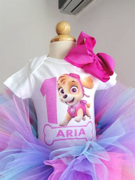 Paw Patrol Birthday Outfit Paw Patrol Skye Outfit Paw Patrol Etsy