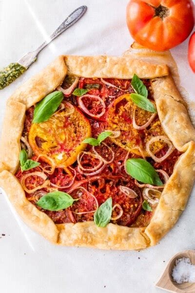 Heirloom Tomato Galette Skinnytaste