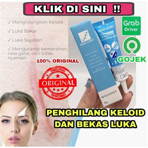 Jual Kelo Cote Gel Original Salep Penghilang Bekas Luka Keloid 15 Gr