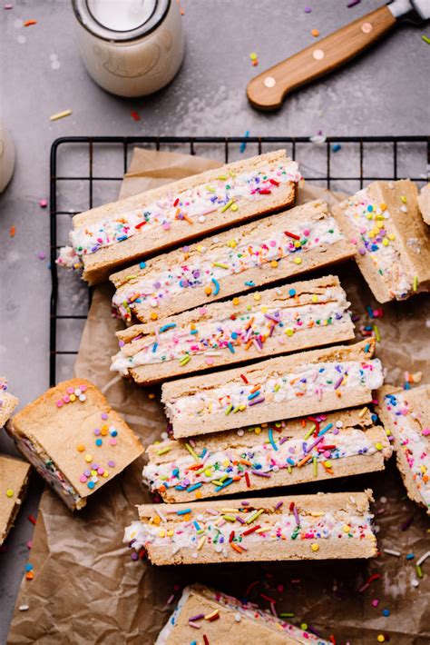 Sugar Cookie Funfetti Ice Cream Sandwiches Buuck Farms Bakery