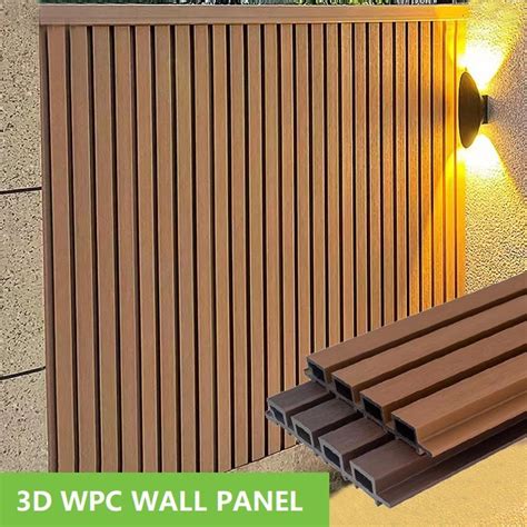 Co Extrusion Custom 3d Wall Panel Wood Plastic Composite Wpc Exterior Wall Cladding Wpc Wall