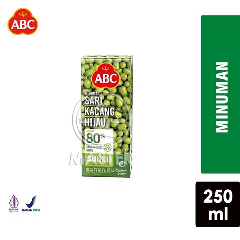 Jual Minuman Sari Kacang Hijau Abc Mungbean Drink [250ml] Shopee Indonesia