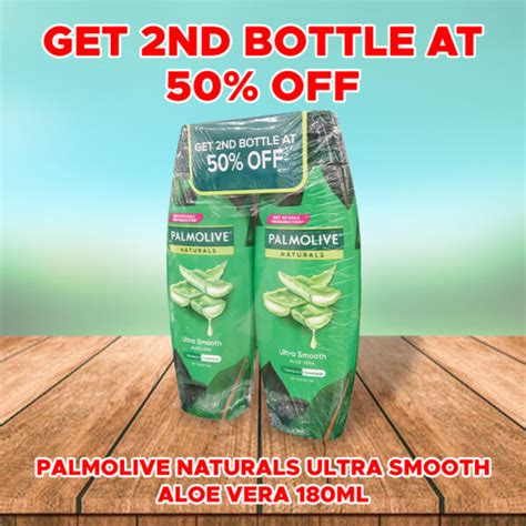 Palmolive Naturals Ultra Smooth Aloe Vera 180ml Get 2nd Bottle At 50