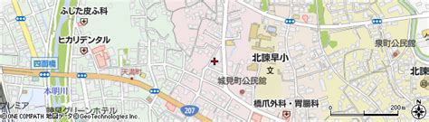 長崎県諫早市城見町の地図 住所一覧検索｜地図マピオン