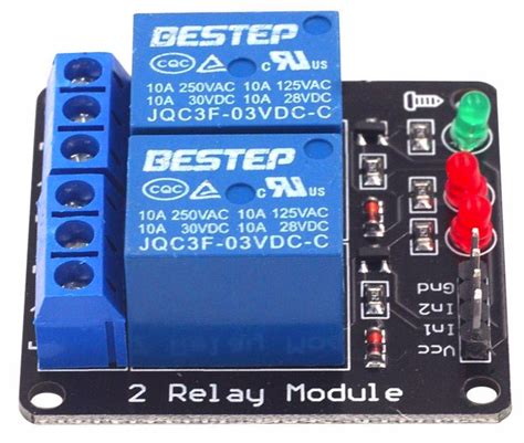 Relay Module 3v 33v 2 Channel มอดูลรีเลย์ 2 แชลแนล Tido Technology