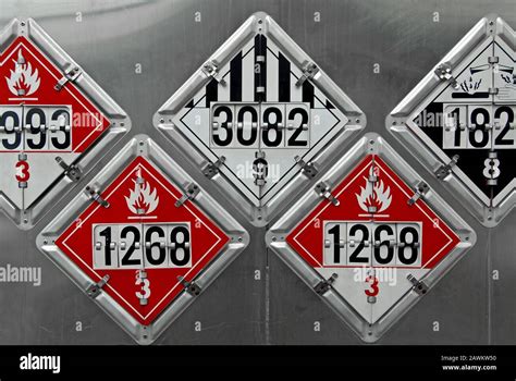 Hazmat placard hi-res stock photography and images - Alamy