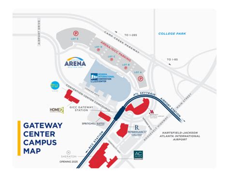 Gicc Gateway Center Arena Map Rgb June2023 2x Georgia International