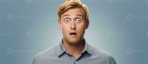 Baffled adult man blond looking upward with uncertainty unsure about