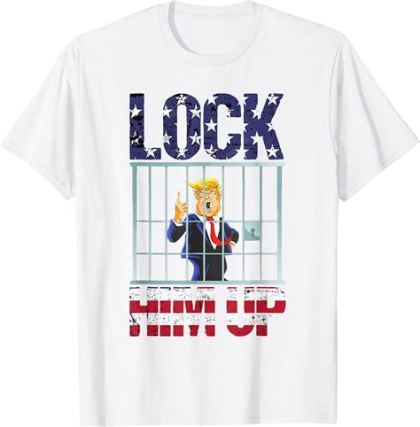 Fbi Raids Trumps Mansion Anti Trump Lock Him Up Funny T Shirt