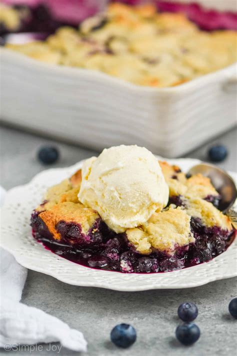 Blueberry Cobbler Simple Joy