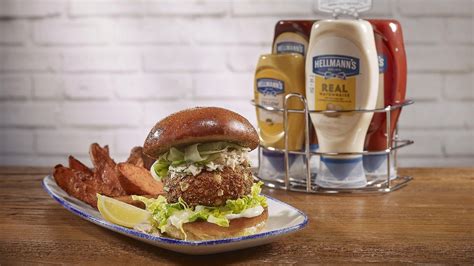 Crab Burger – recipe | Unilever Food Solutions UK