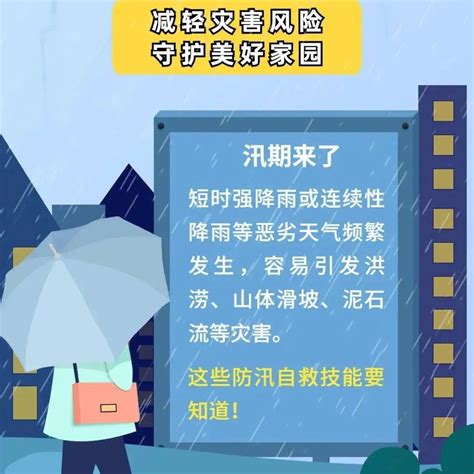 【安全防灾科普宣传】灾害发生时如何避险？这些技能一定要懂！ 减灾 防汛 自救