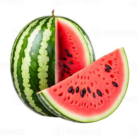 Ai Generated Watermelon Isolated On Transparent Background 35565416 Png